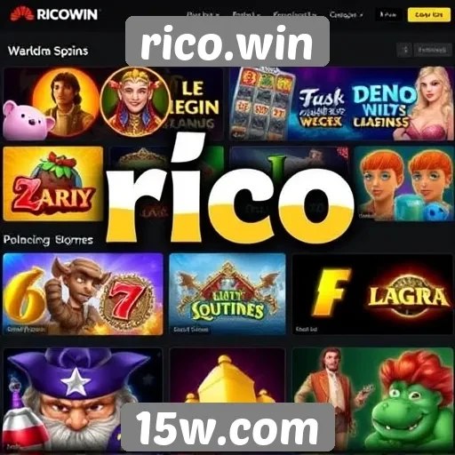 Jogos populares no site rico.win em destaque